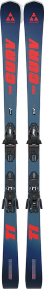 Fischer Curv TI Twin Powerrail Skis with RS10 GW Powerrail Ski Bindings