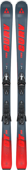 Fischer Curv GT 80 Twin Powerrail Skis with RSW 11 GW Powerrail Ski Bindings