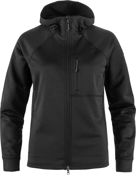 Fjällräven Abisko Grid Fleece Hoodie - Women's