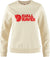 Fjällräven Fjallraven Logo Sweater - Women's - Chalk White - Flame Orange