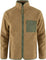 Fjällräven Vardag Pile Fleece Top - Men's - Buckwheat Brown - Laurel Green