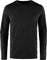 Fjällräven Abisko Wool Long Sleeve Tee - Men’s - Black