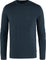 Fjällräven Abisko Wool Long Sleeve Tee - Men’s - Dark Navy