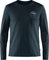 Fjällräven Forever Nature Badge Long Sleeve - Men's - Dark Navy