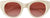 French Kiwis Jackie Sunglasses - Women's - Cream - Gradient Burgundy