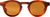 French Kiwis Jude Sunglasses - Unisex - Cognac - Brown