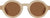 French Kiwis Lola Sunglasses - Unisex - Apricot - Brown