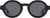 French Kiwis Lola Sunglasses - Unisex - Black - Grey