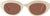 French Kiwis Monroe Sunglasses - Women's - Cream - Brown