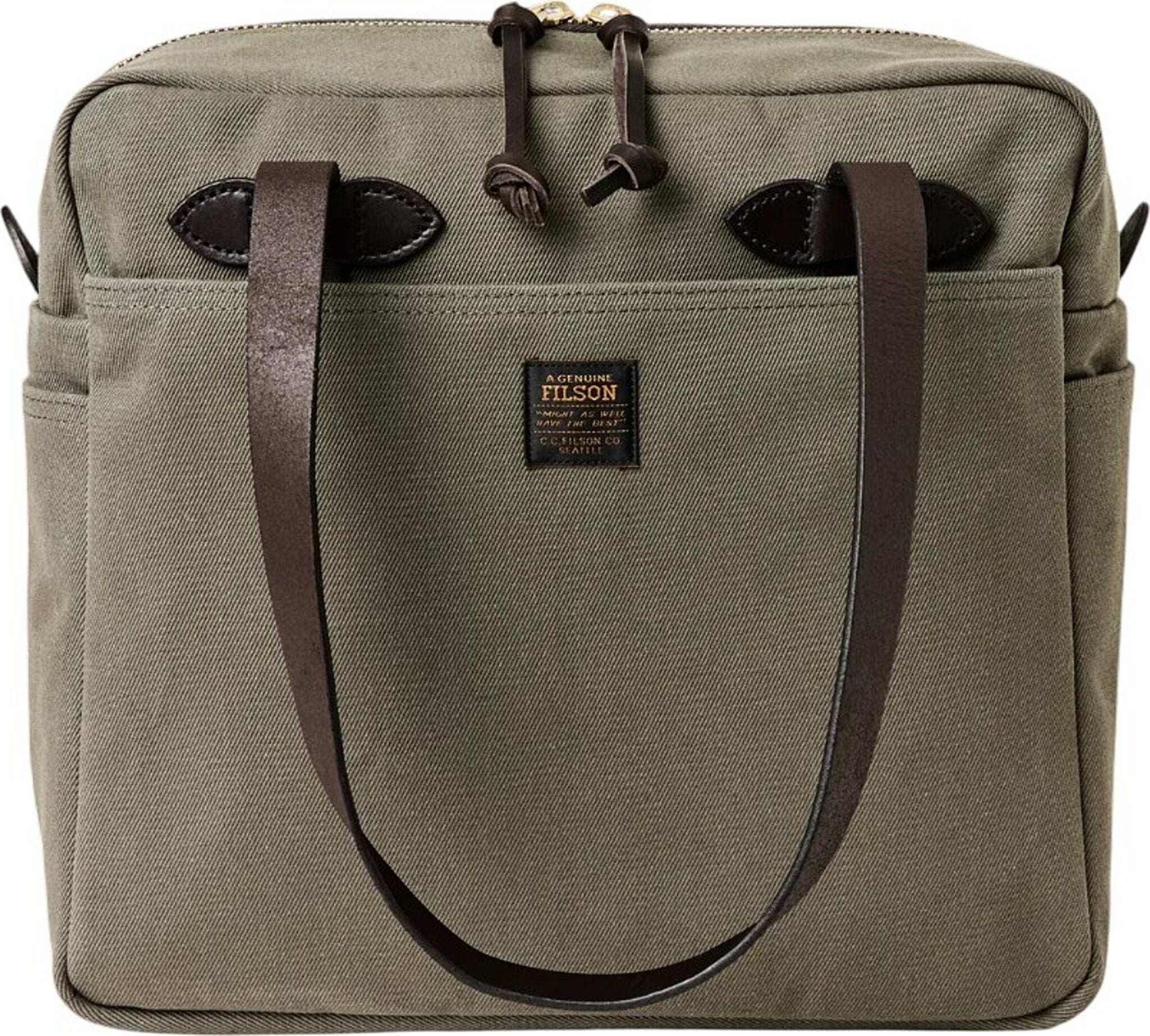 バッグ FILSON RUGGED TWILL TOTE BAG WITH ZIPPER RUGGED TWILL TOTE BAG WITH ZIPPER / ラギッドツィル トート