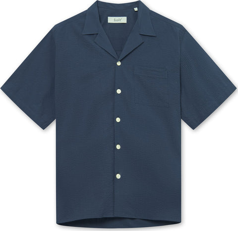 forét Hush Seersucker Short Sleeve Shirt - Men's