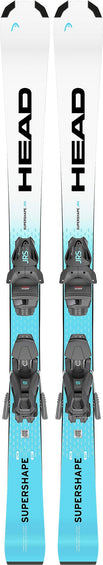 HEAD Supershape JRS Skis with JRS 7.5 Ski Bindings - Junior