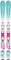 HEAD Joy Easy Skis with JRS 4.5 GW CA Ski Bindings - Junior - Mint - Pink