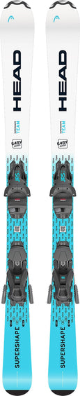 HEAD Supershape Team Easy Skis with JRS 4.5 Ski Bindings - Junior