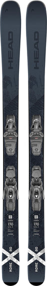 HEAD Kore X 80 Skis with PRW 11 GW Ski Bindings