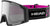 HEAD Neves Pro 5K Race Ski Goggles with Spare Lens - Chrome - Vis Red