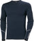 Helly Hansen LIFA Merino Midweight Crew Base Layer - Men's - Navy - White