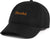 Hooké Signature Dad Hat - Men's - Black - Leather Brown