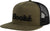 Hooké Original Trucker Hat - Unisex - Dark Olive - Black
