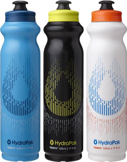Hydrapak Tempo 3-Pack Running Water Bottle 525ml