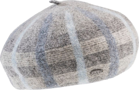 Harricana Brianna Plaid Beret Hat - Women's