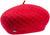 Harricana Britni Textured Woolen Beret - Red