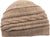 Harricana Bellia Beanie with Chain Pattern - Women's - Beige