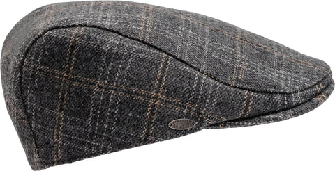 Harricana Colt Wool Plaid Newsboy Cap - Unisex