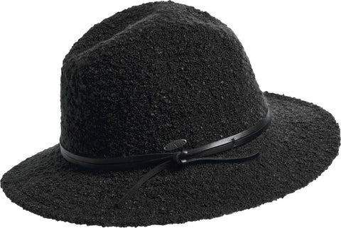 Harricana Floy Textured Fedora with Leather Cord - Unisex