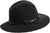 Harricana Floy Textured Fedora with Leather Cord - Unisex - Black