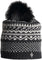 Harricana Romy-P Beanie with Fur Pom - Unisex - Black