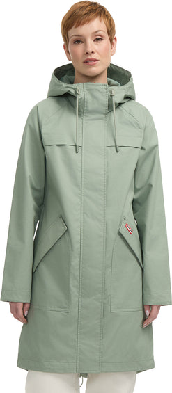 Hunter Jency Cotton High Low Hemline Rain Jacket - Women's 