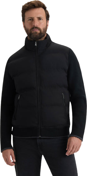 Hunter Grafton Quilted Jacket with Sweater Knit Sleeves - Men's