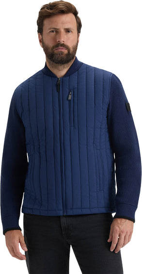 Hunter Kindale Vertical Quilt Jacket with Sweater Knit Sleeves - Men's
