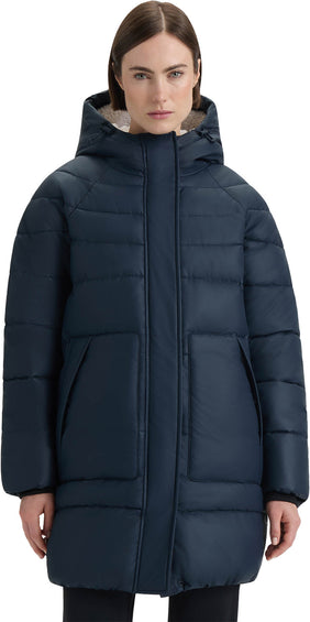 Hunter Almond Marshmallow Mid Length Puffer - Women's