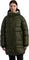 Hunter Almond Marshmallow Mid Length Puffer Jacket - Women's - Hunter Green