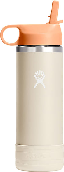 Hydro Flask Wide Mouth Bottle with Straw Cap and Boot 530mL - Kids