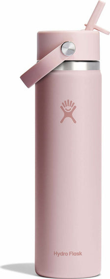 Hydro Flask Wide Mouth Water Bottle with Flex Straw Cap 710ml