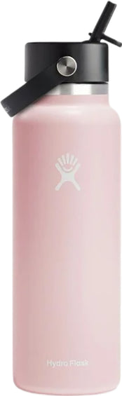 Hydro Flask Wide Mouth Water Bottle with Flex Straw Cap 1.18L