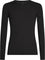icebreaker 260 ZoneKnit Seamless Merino Blend Long Sleeve Crewe Thermal Top - Men's - Black