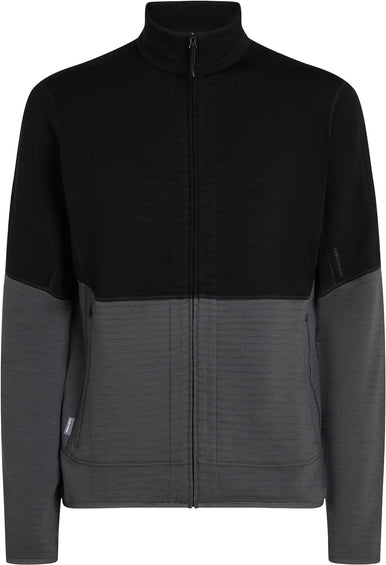icebreaker Merino 400 RealFleece Descender Long Sleeve Zip Jacket - Men's