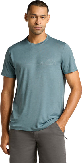 icebreaker Merino 150 Tech Lite Single Line Camp Short Sleeve T-Shirt - Men's
