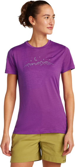 icebreaker Merino 150 Tech Lite Sparkling Stars Short Sleeve T-Shirt - Women's