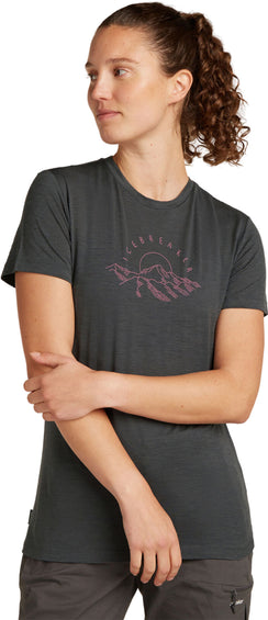 icebreaker Merino 150 Tech Lite Sunrise Summit Short Sleeve T-Shirt - Women's