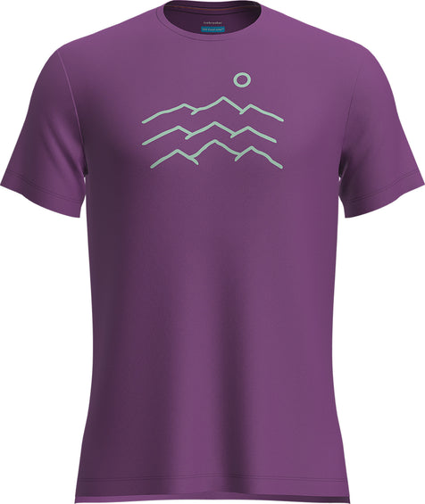 icebreaker 125 Cool-Lite Sphere Across The Peaks Merino Blend Short Sleeve T-Shirt - Men's
