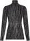 icebreaker Merino 260 Tech Vertex Delta Lines Long Sleeve Half Zip Thermal Top - Women's - Black - Snow