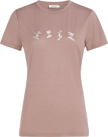 icebreaker Merino 150 Tech Lite Snow Day Short Sleeve T-Shirt - Women's