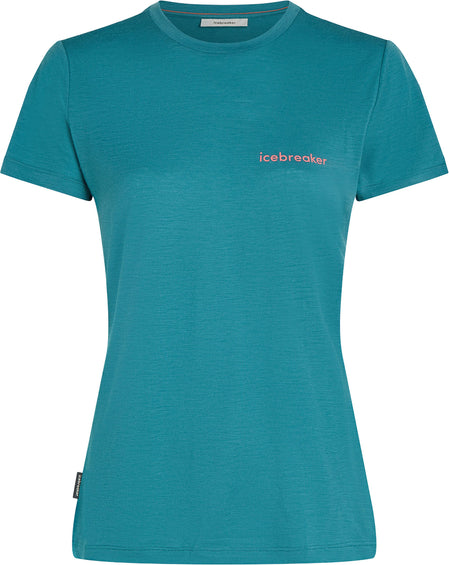 icebreaker Merino 150 Tech Lite IB Wordmark Short Sleeve T-Shirt - Women's