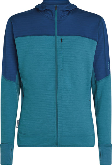 icebreaker 300 RealFleece Descender Merino Blend Long Sleeve Zip Hoodie - Men's 