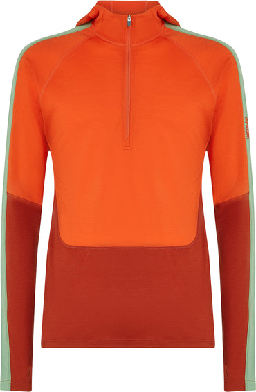 icebreaker Merino 200 Oasis+ Long Sleeve Half Zip Thermal Hoodie - Men's 